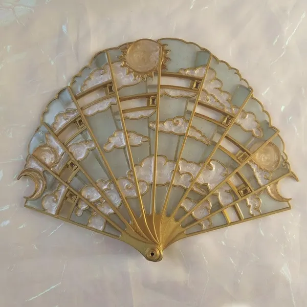 Sun and Moon hand fan